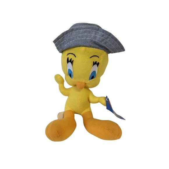 Warner Brothers Tweety Bird Plush surfed animal toy yellow blue 9 in - Picture 5 of 8